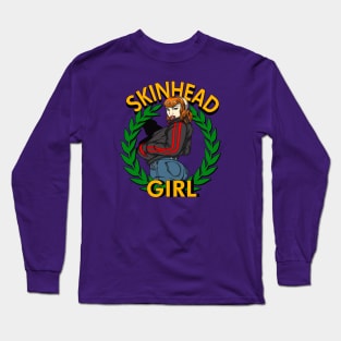 Skinhead Girl Long Sleeve T-Shirt